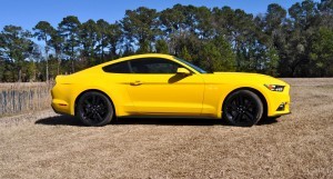 2015 Ford Mustang EcoBoost in Triple Yellow 95