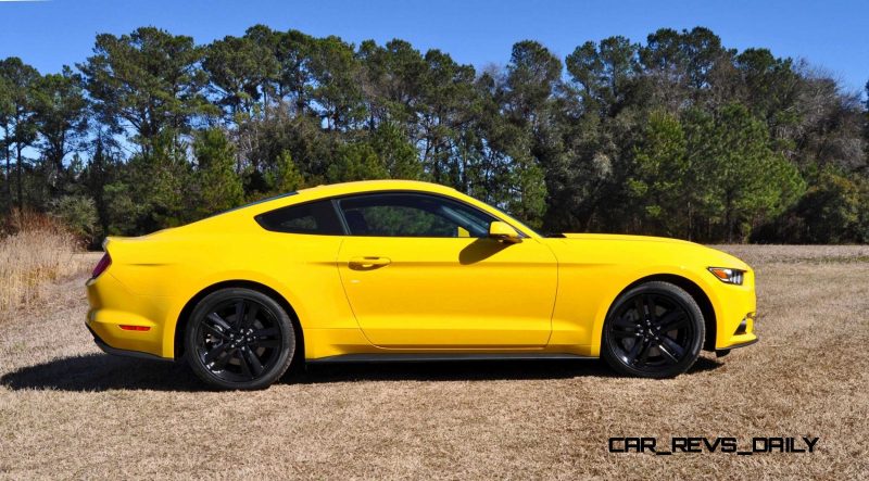 2015 Ford Mustang EcoBoost in Triple Yellow 97