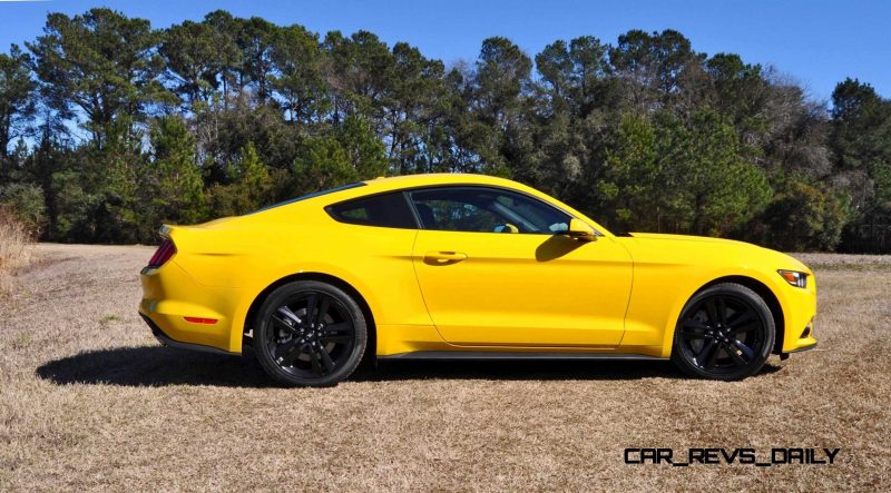 2015 Ford Mustang EcoBoost in Triple Yellow 98