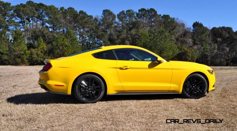 2015 Ford Mustang EcoBoost in Triple Yellow 99