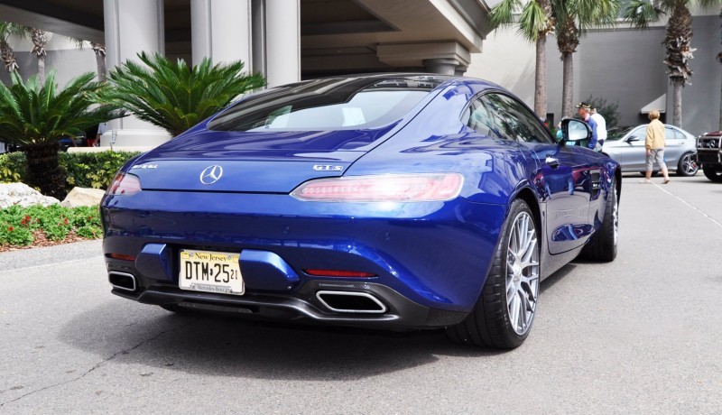 2015 Mercedes-AMG GT-S Red Blue Amelia Island 110