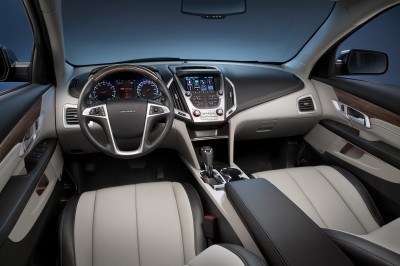 2016 GMC Terrain Denali light titanium-jet black interior