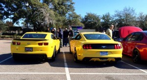 HD Road Test Review - 2015 Ford Mustang EcoBoost in Triple Yellow with Performance Pack 10