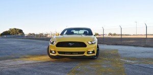 HD Road Test Review - 2015 Ford Mustang EcoBoost in Triple Yellow with Performance Pack 101