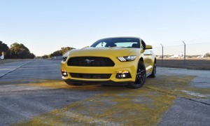 HD Road Test Review - 2015 Ford Mustang EcoBoost in Triple Yellow with Performance Pack 106