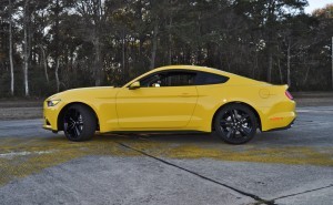 HD Road Test Review - 2015 Ford Mustang EcoBoost in Triple Yellow with Performance Pack 119