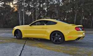 HD Road Test Review - 2015 Ford Mustang EcoBoost in Triple Yellow with Performance Pack 120