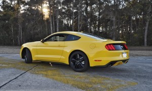 HD Road Test Review - 2015 Ford Mustang EcoBoost in Triple Yellow with Performance Pack 122