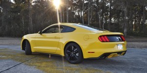 HD Road Test Review - 2015 Ford Mustang EcoBoost in Triple Yellow with Performance Pack 123