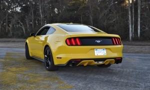 HD Road Test Review - 2015 Ford Mustang EcoBoost in Triple Yellow with Performance Pack 125