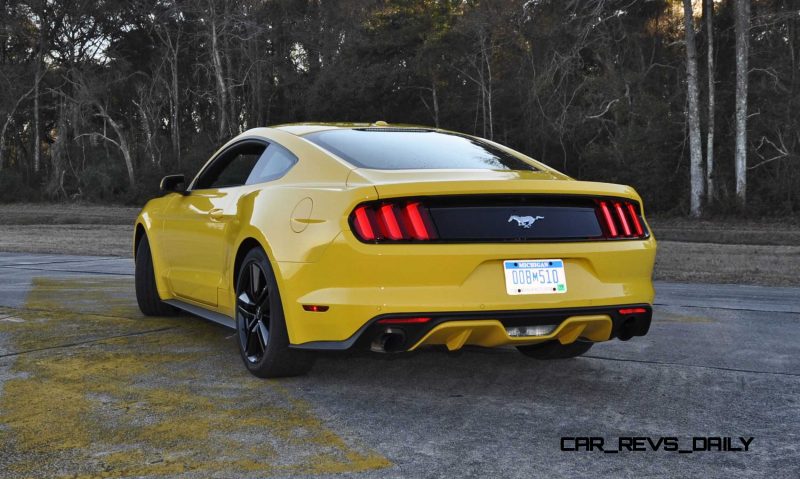 HD Road Test Review - 2015 Ford Mustang EcoBoost in Triple Yellow with Performance Pack 125