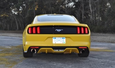 HD Road Test Review - 2015 Ford Mustang EcoBoost in Triple Yellow with Performance Pack 129