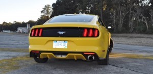 HD Road Test Review - 2015 Ford Mustang EcoBoost in Triple Yellow with Performance Pack 131