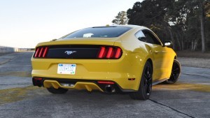 HD Road Test Review - 2015 Ford Mustang EcoBoost in Triple Yellow with Performance Pack 133