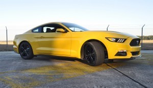 HD Road Test Review - 2015 Ford Mustang EcoBoost in Triple Yellow with Performance Pack 142