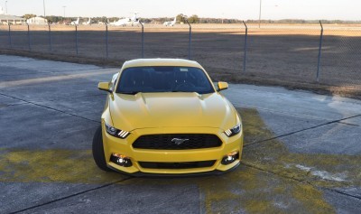 HD Road Test Review - 2015 Ford Mustang EcoBoost in Triple Yellow with Performance Pack 165