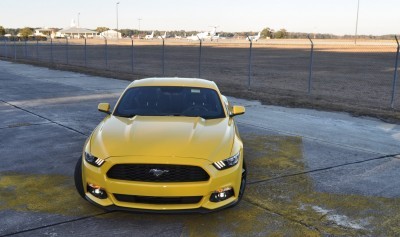 HD Road Test Review - 2015 Ford Mustang EcoBoost in Triple Yellow with Performance Pack 167