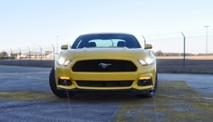 HD Road Test Review - 2015 Ford Mustang EcoBoost in Triple Yellow with Performance Pack 174