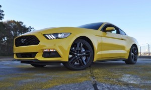 HD Road Test Review - 2015 Ford Mustang EcoBoost in Triple Yellow with Performance Pack 182