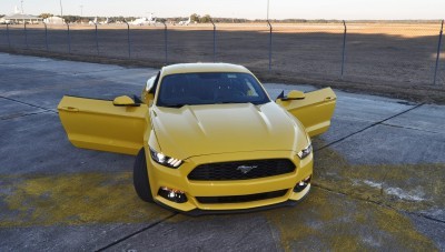 HD Road Test Review - 2015 Ford Mustang EcoBoost in Triple Yellow with Performance Pack 192