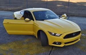 HD Road Test Review - 2015 Ford Mustang EcoBoost in Triple Yellow with Performance Pack 197