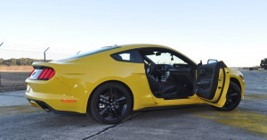 HD Road Test Review - 2015 Ford Mustang EcoBoost in Triple Yellow with Performance Pack 203