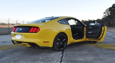 HD Road Test Review - 2015 Ford Mustang EcoBoost in Triple Yellow with Performance Pack 205