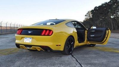 HD Road Test Review - 2015 Ford Mustang EcoBoost in Triple Yellow with Performance Pack 206