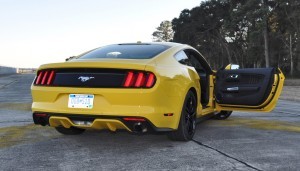 HD Road Test Review - 2015 Ford Mustang EcoBoost in Triple Yellow with Performance Pack 207