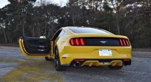 HD Road Test Review - 2015 Ford Mustang EcoBoost in Triple Yellow with Performance Pack 209