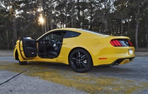 HD Road Test Review - 2015 Ford Mustang EcoBoost in Triple Yellow with Performance Pack 213