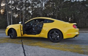 HD Road Test Review - 2015 Ford Mustang EcoBoost in Triple Yellow with Performance Pack 214