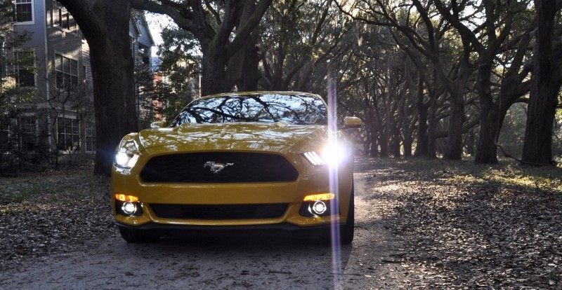 HD Road Test Review - 2015 Ford Mustang EcoBoost in Triple Yellow with Performance Pack 231