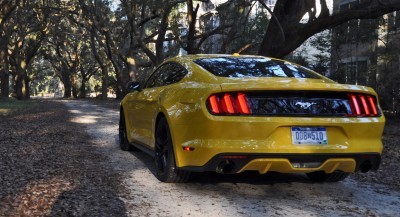 HD Road Test Review - 2015 Ford Mustang EcoBoost in Triple Yellow with Performance Pack 235