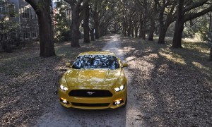 HD Road Test Review - 2015 Ford Mustang EcoBoost in Triple Yellow with Performance Pack 239