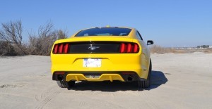 HD Road Test Review - 2015 Ford Mustang EcoBoost in Triple Yellow with Performance Pack 31