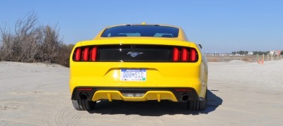 HD Road Test Review - 2015 Ford Mustang EcoBoost in Triple Yellow with Performance Pack 32