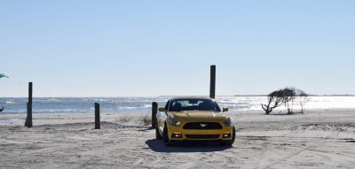 HD Road Test Review - 2015 Ford Mustang EcoBoost in Triple Yellow with Performance Pack 42