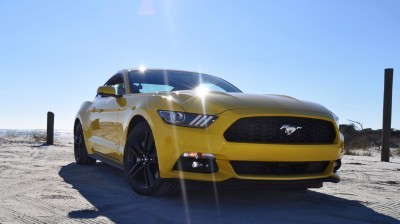 HD Road Test Review - 2015 Ford Mustang EcoBoost in Triple Yellow with Performance Pack 65