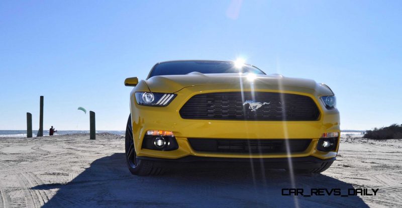 HD Road Test Review - 2015 Ford Mustang EcoBoost in Triple Yellow with Performance Pack 67