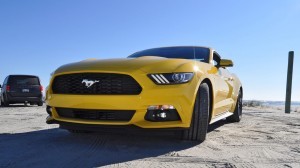 HD Road Test Review - 2015 Ford Mustang EcoBoost in Triple Yellow with Performance Pack 73