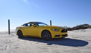 HD Road Test Review - 2015 Ford Mustang EcoBoost in Triple Yellow with Performance Pack 76