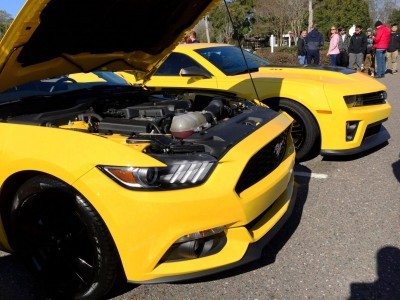 HD Road Test Review - 2015 Ford Mustang EcoBoost in Triple Yellow with Performance Pack 8