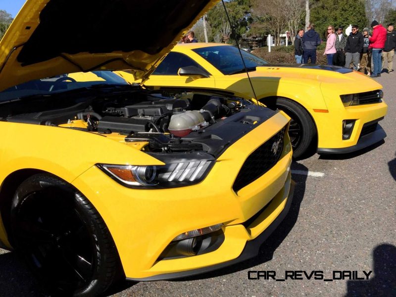 HD Road Test Review - 2015 Ford Mustang EcoBoost in Triple Yellow with Performance Pack 8