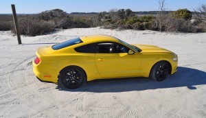 HD Road Test Review - 2015 Ford Mustang EcoBoost in Triple Yellow with Performance Pack 85