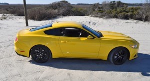 HD Road Test Review - 2015 Ford Mustang EcoBoost in Triple Yellow with Performance Pack 87