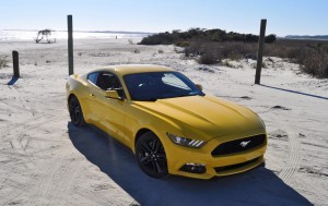 HD Road Test Review - 2015 Ford Mustang EcoBoost in Triple Yellow with Performance Pack 91