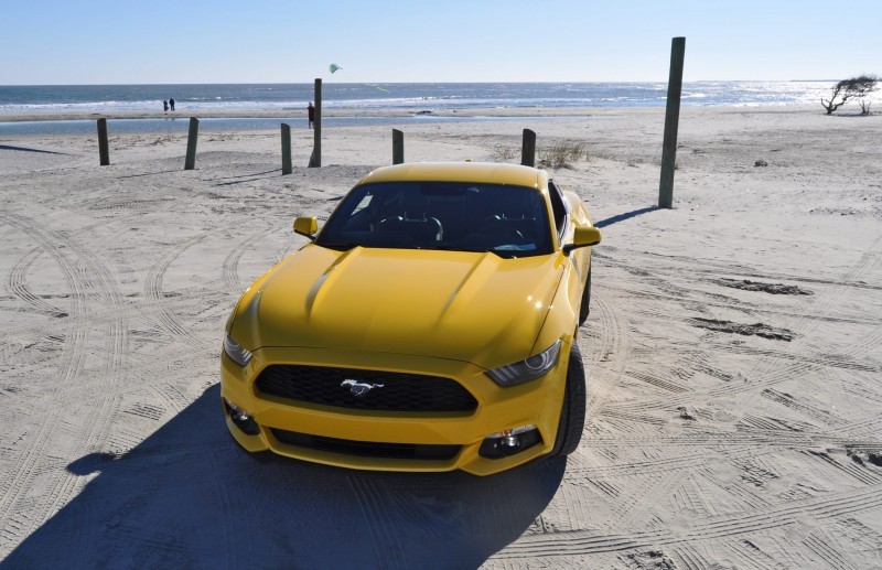 HD Road Test Review - 2015 Ford Mustang EcoBoost in Triple Yellow with Performance Pack 96