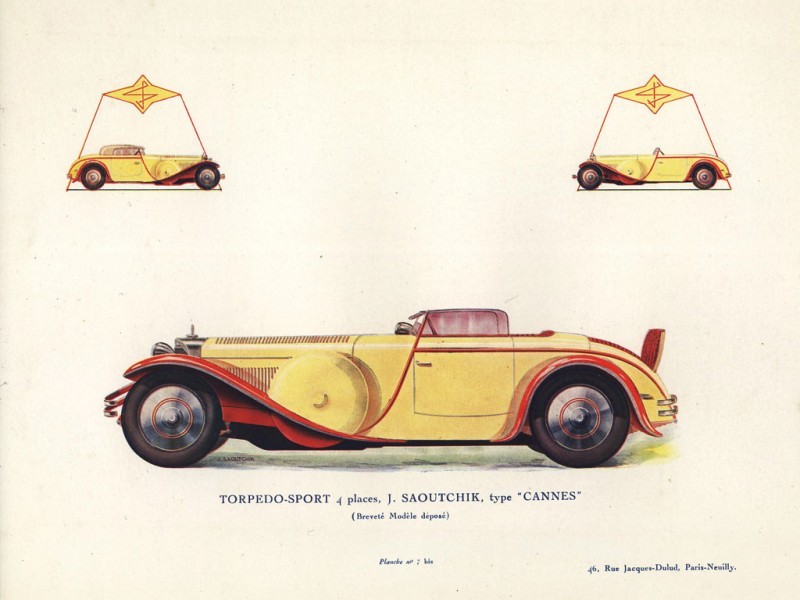 1928 Mercedes-Benz 680S Torpedo Roadster by Carrosserie J