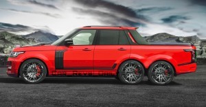 Digital Renderings - StarTech Range Rover 6x6 Long-Box Pickup Truck - 2 Angles + 30 Colors 15 copy